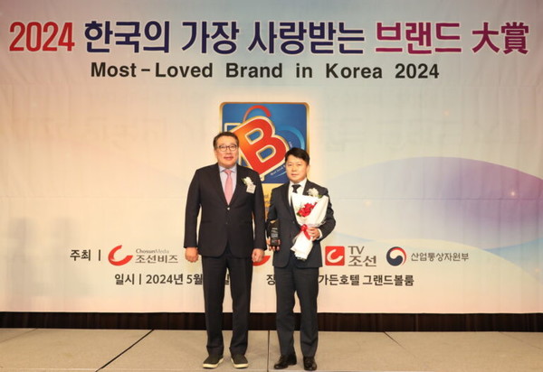  일동후디스 하이뮨산양유아식 한국의 가장 사랑받는 브랜드 대상 수상 