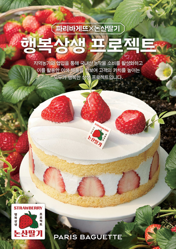 파리바게뜨 '논산 생딸기 케이크'