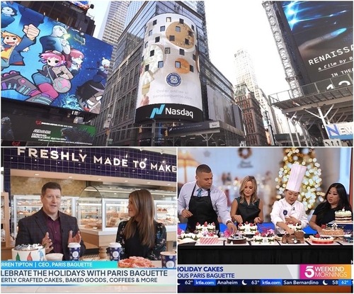 SPC의 베이커리 브랜드 파리바게뜨가 미국 맨해튼 타임스 스퀘어(Times Square) 전광판과 NBC(엔비씨), FOX(폭스) 등 방송 프로그램을 통해 크리스마스 시즌 케이크를 홍보하며 현지 마케팅을 강화하고 있다.